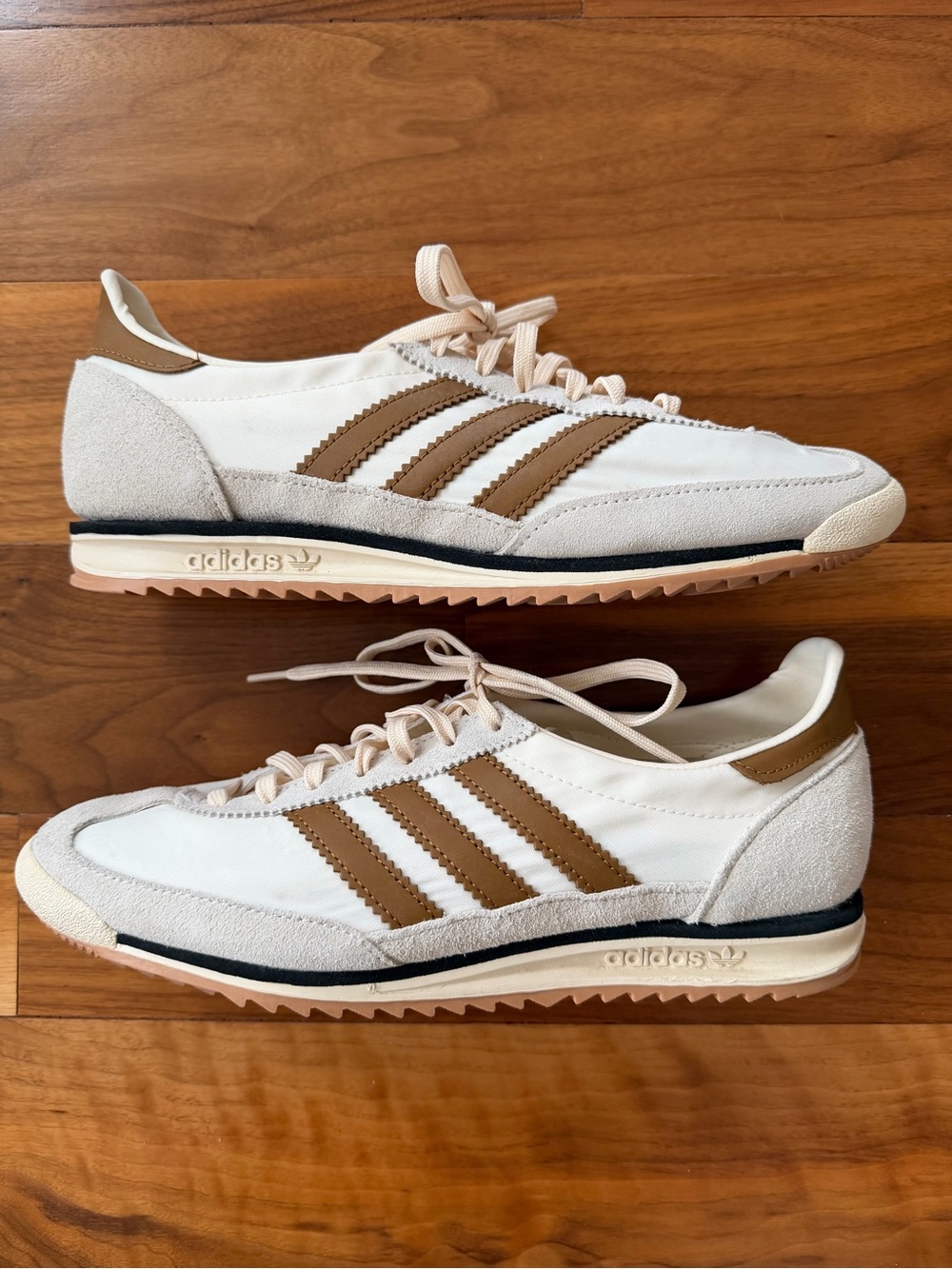 adidas Originals SL 72 OG Womens Sneakers Cream Bronze Strata Sz 9 Retro Terrace - Picture 5 of 16